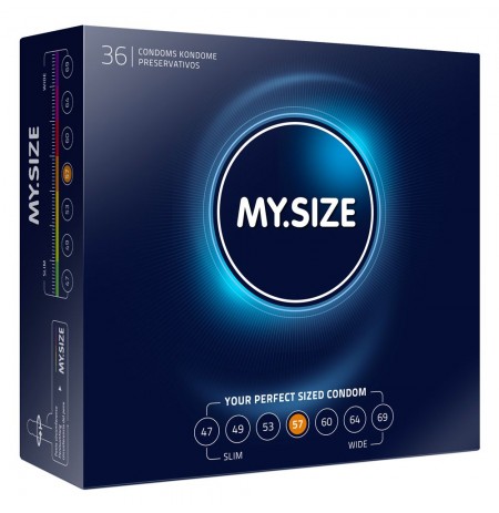 My.Size 57mm Condom 36 Pack